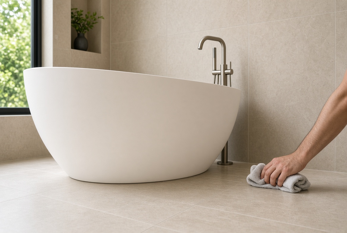 Luxury Bathtub Cleaning Access
