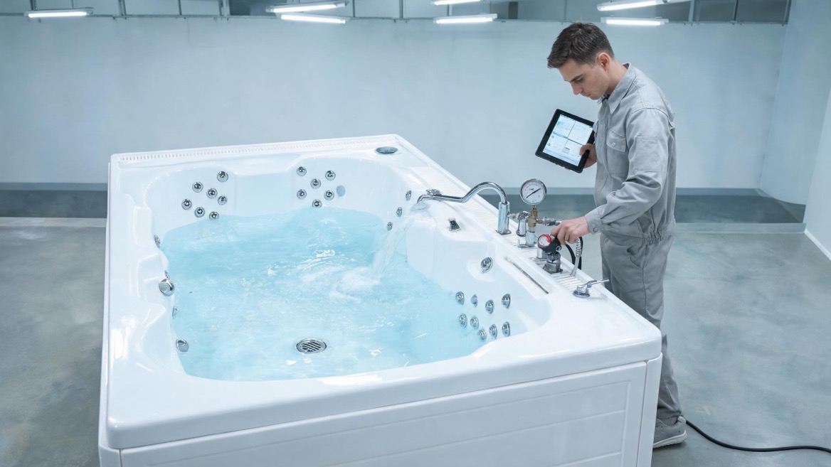 Premium Whirlpool Bathtub Quality Inspection
