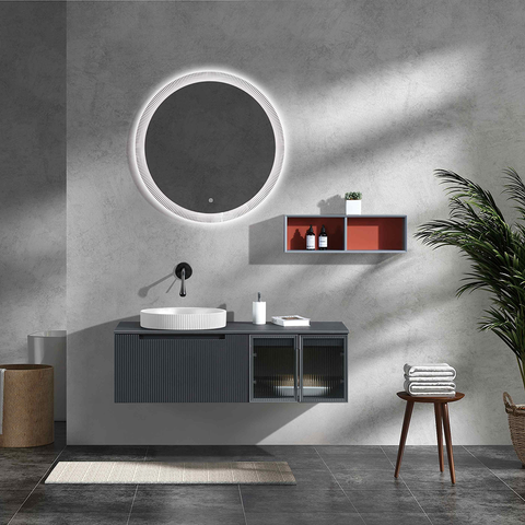 Fluted Wall Hung Vanity