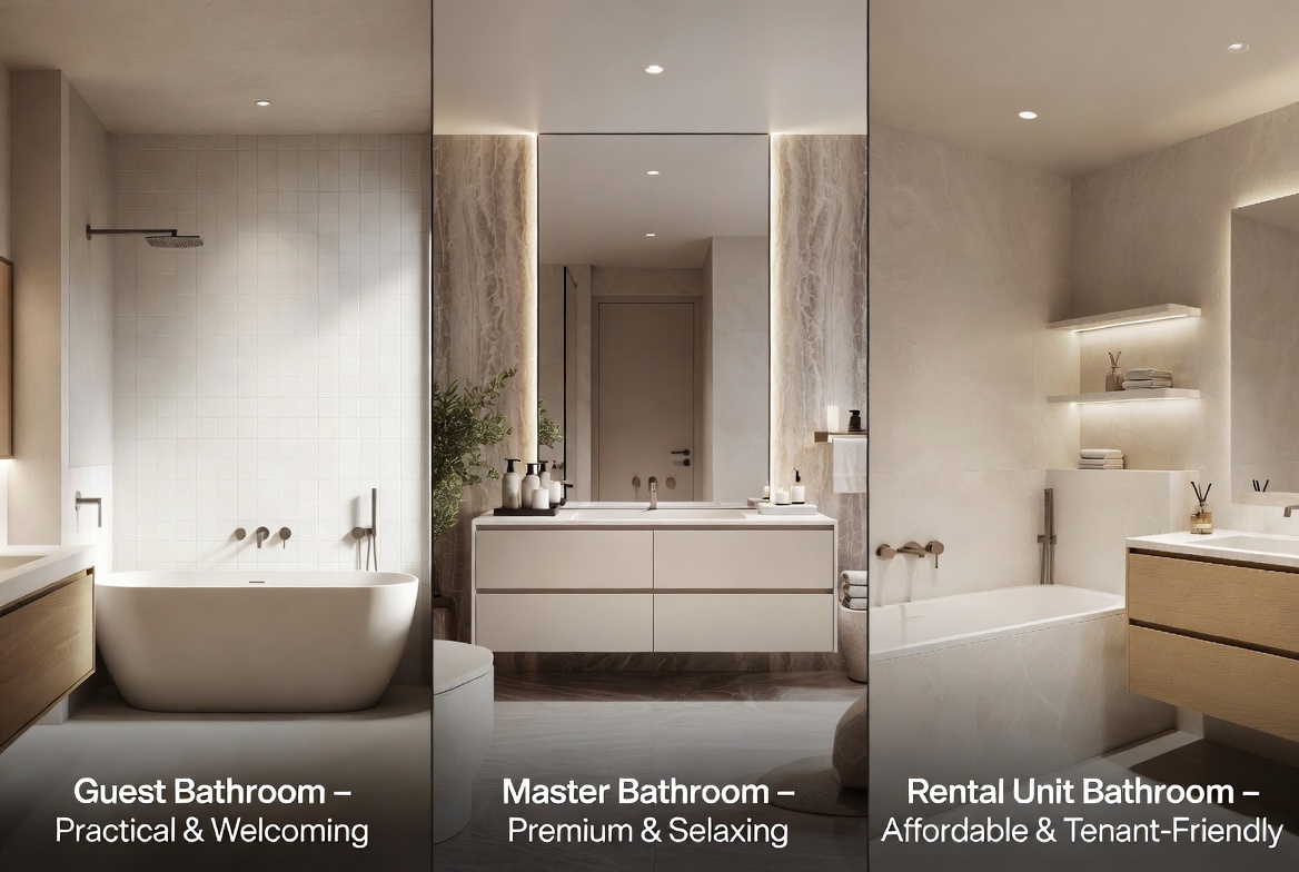 Budget Bathroom Project Scenarios