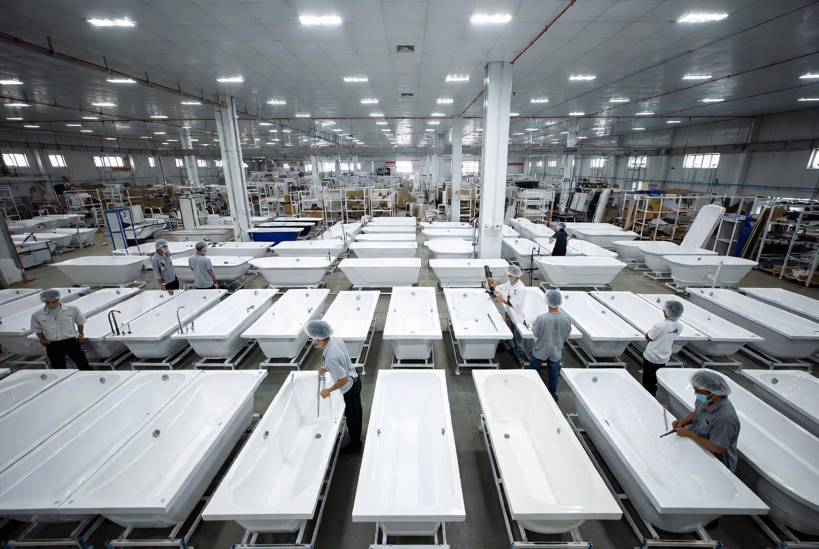 OEM Bathtub Factory Quality Control