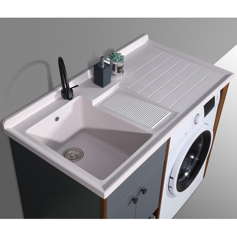 Solid‑surface Laundry Sink