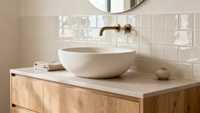 //irrorwxhlmmllk5m.ldycdn.com/cloud/poBpnKjklmSRmlqpqlojkm/Matte-Stone-Basin-With-Glossy-Tile-Backsplash.jpg