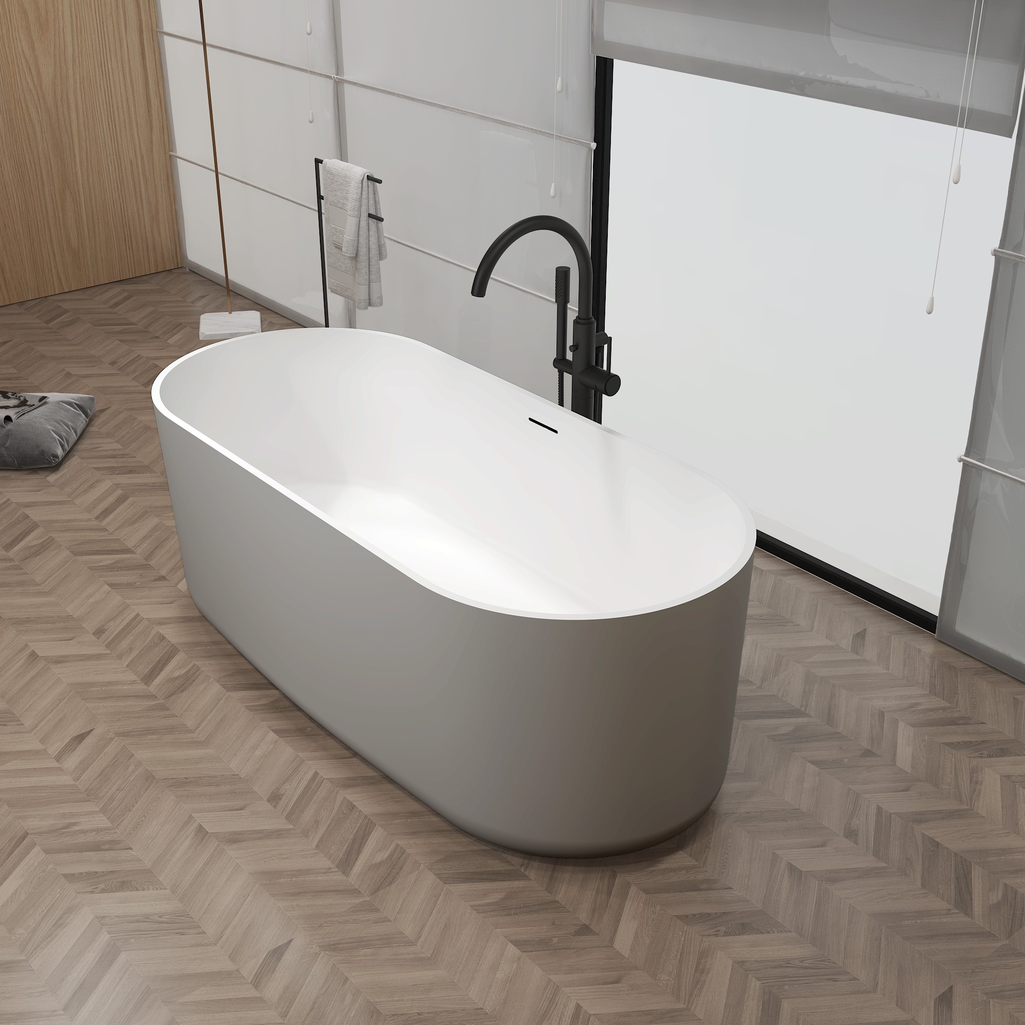 Solid Stone Bathtub (5) Solid Stone Bathtub (5)