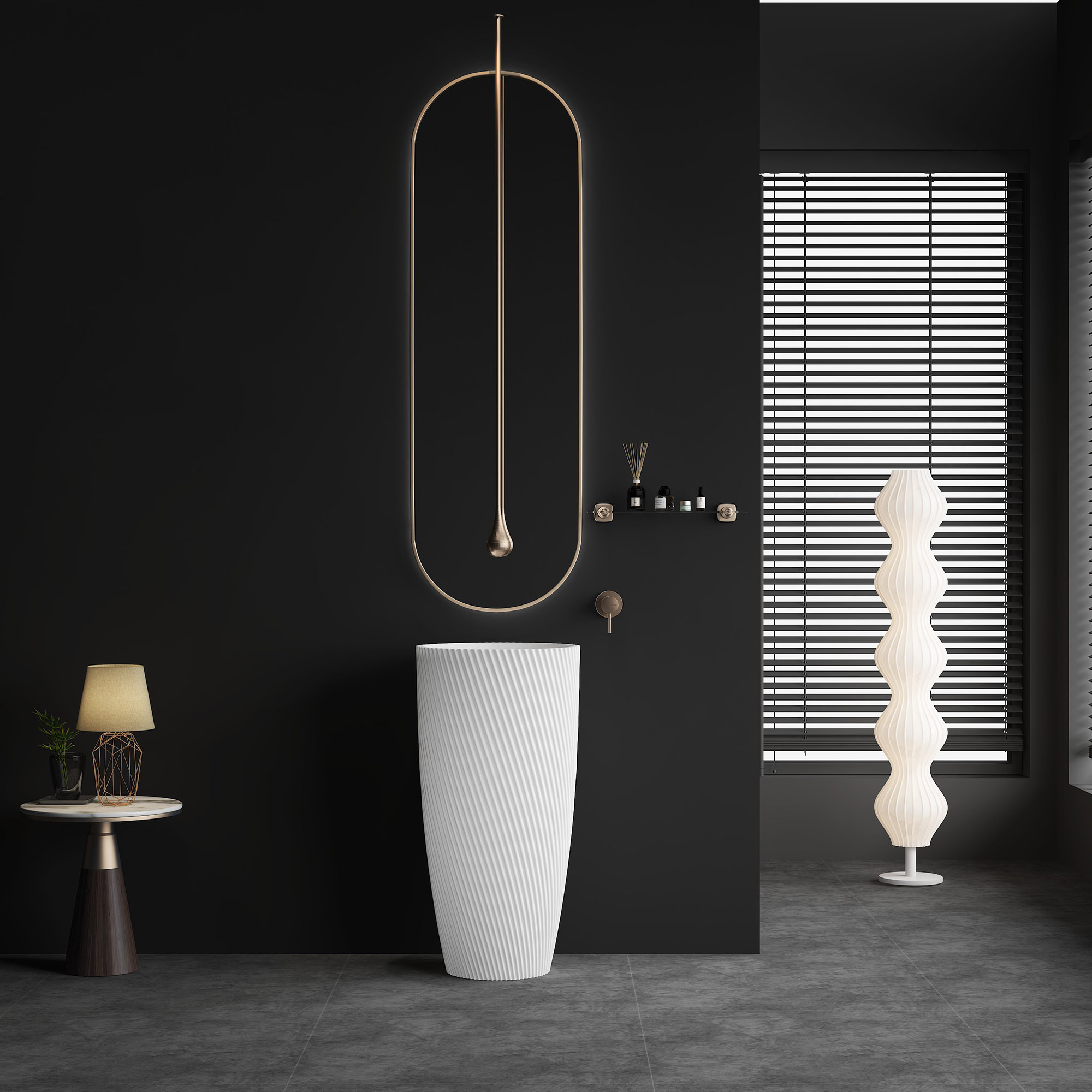 Freestanding Pedestal Sink