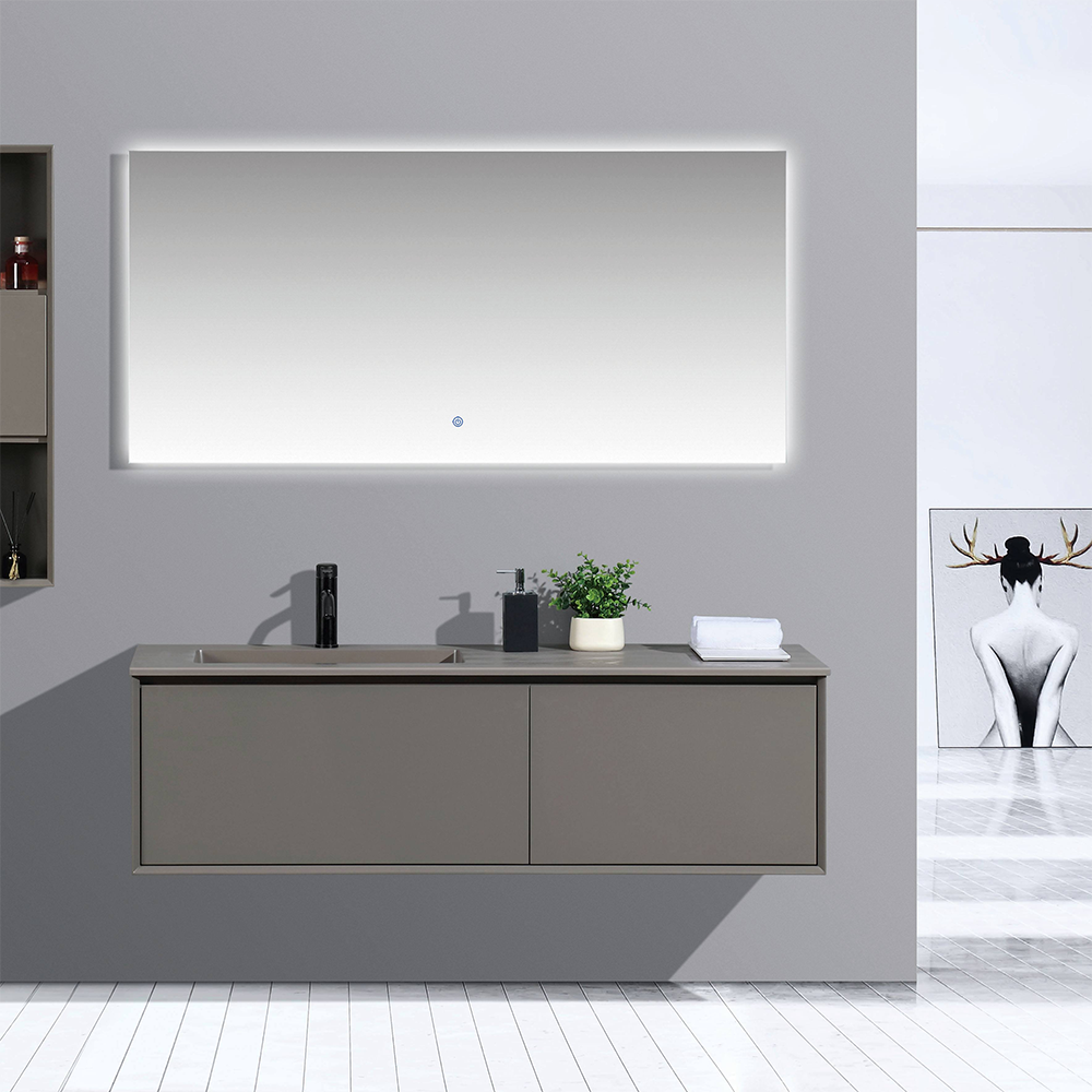 Grey Wall Hung Vanity Unit