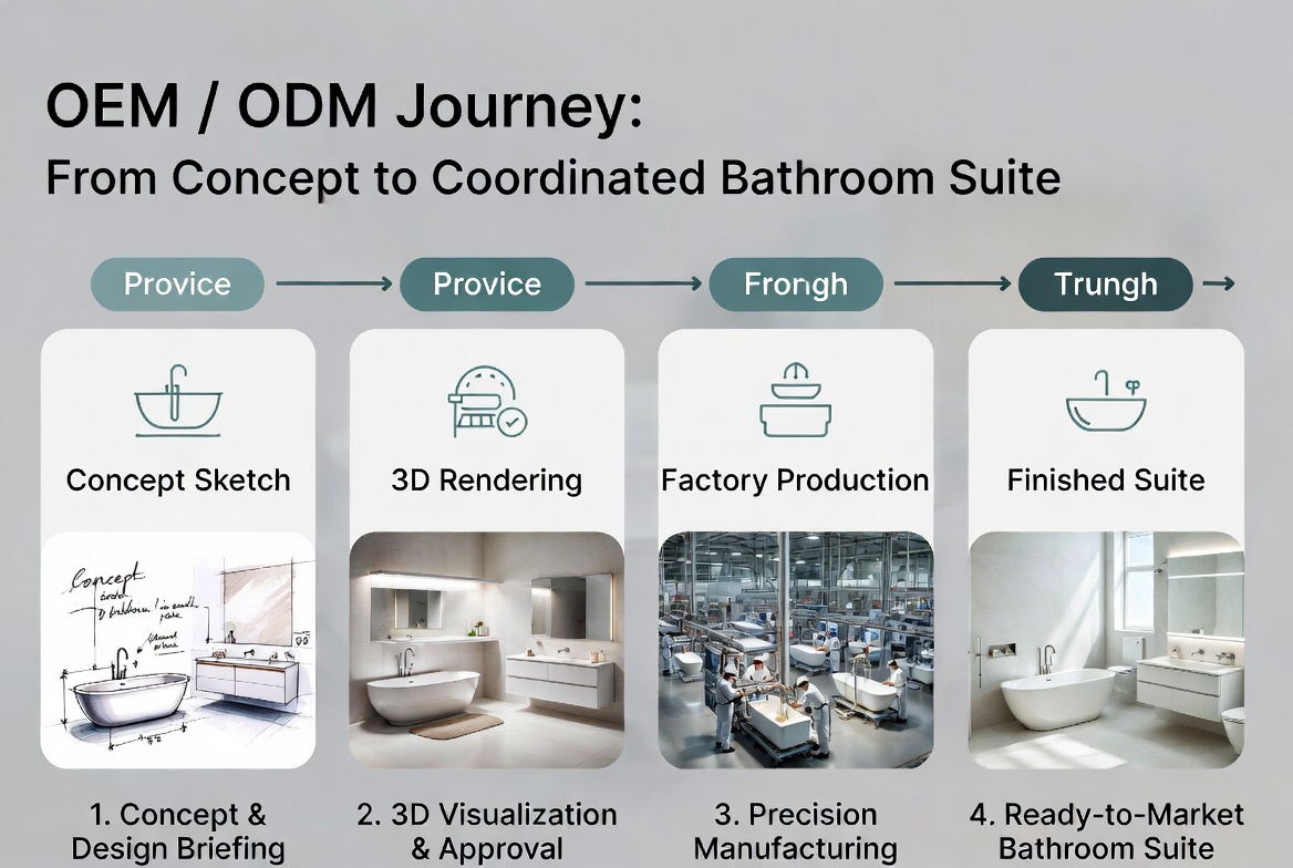 OEM ODM Bathroom Suite Development