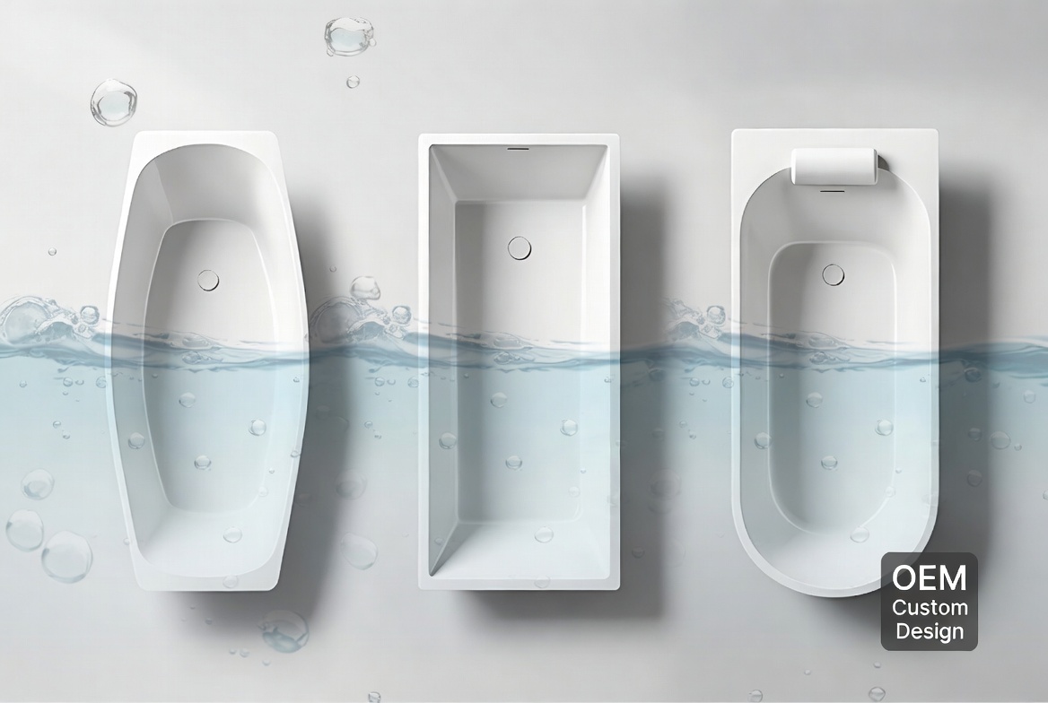 OEM Custom Bathtub Bubble Bath Concept OEM Custom Bathtub Bubble Bath Concept