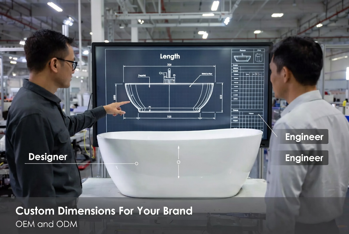 Oem Odm Bathtub Customization