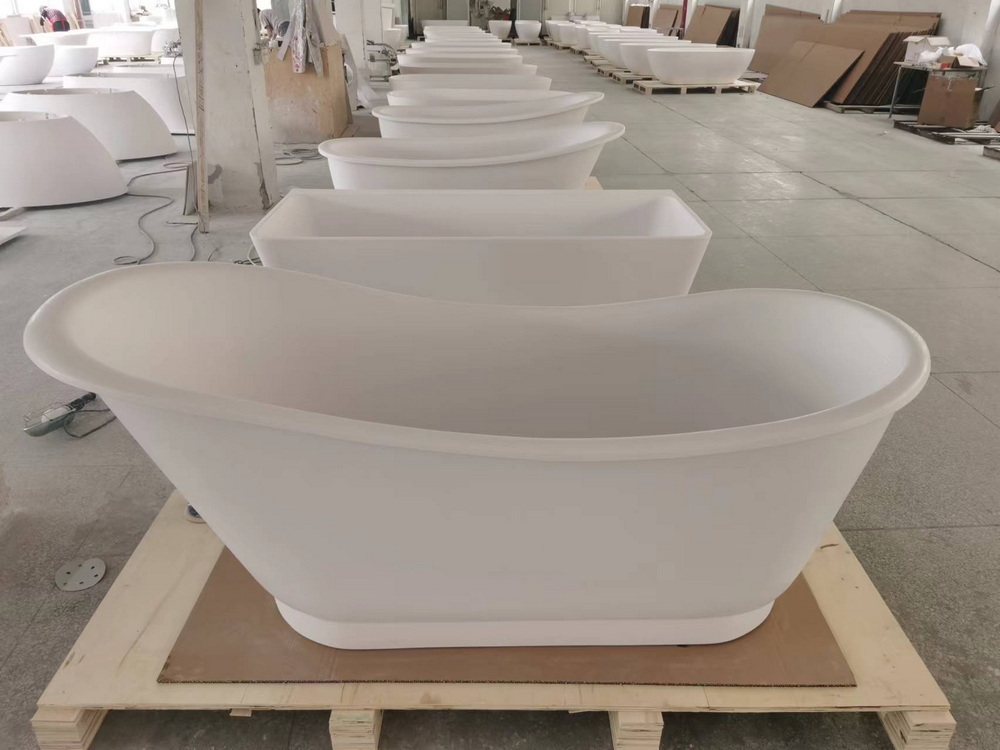 Solid Surface Freestanding Bathtub (10)
