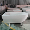 Corner Freestanding Solid Surface Bathtub