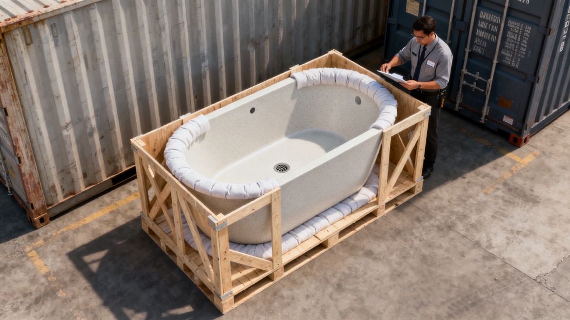 Bathtub Export Packaging Check Bathtub Export Packaging Check