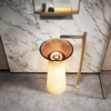 Transparent Pedestal Sink