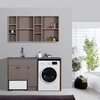 Matte White Laundry Sink with Washboard