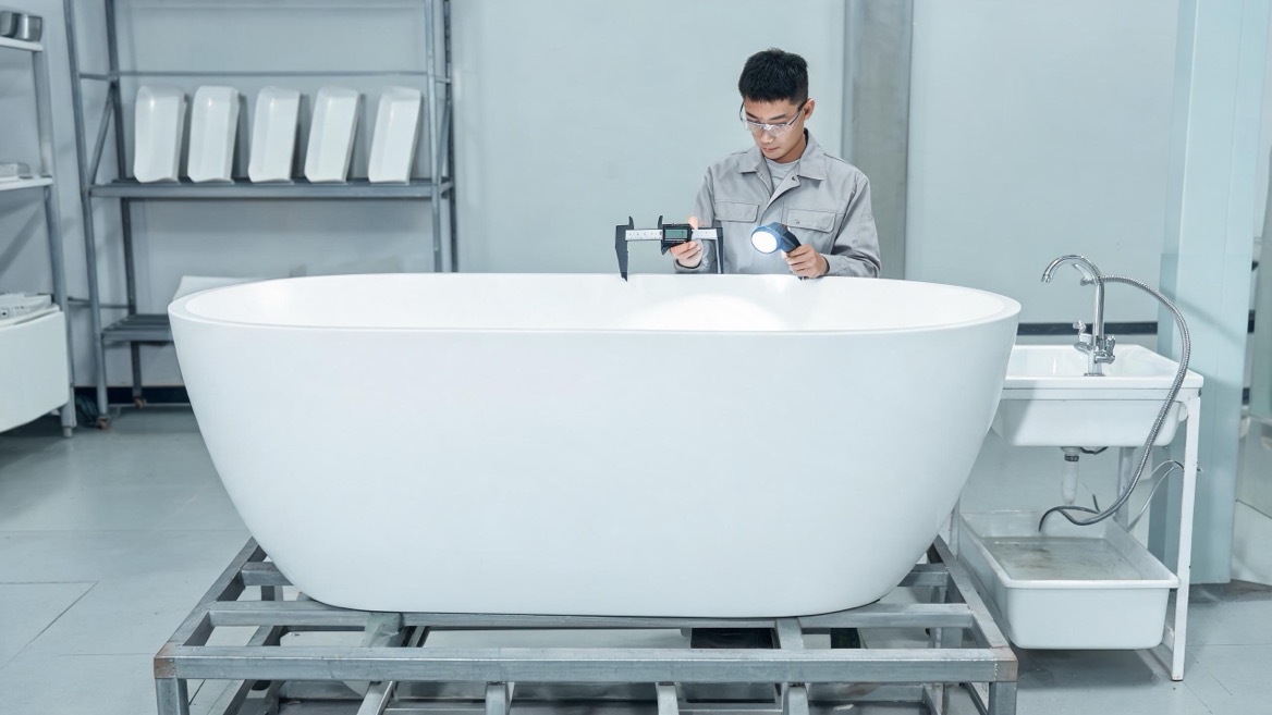 Solid Surface Bathtub Quality Inspection Solid Surface Bathtub Quality Inspection