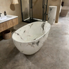 Black And White Marble Bathroom