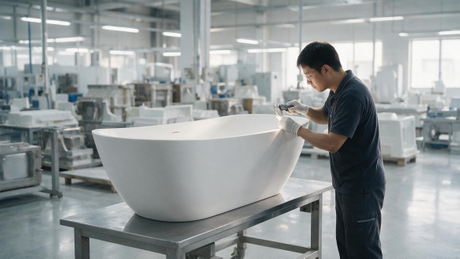 Artificial Stone Bathtub Quality Inspection.jpg