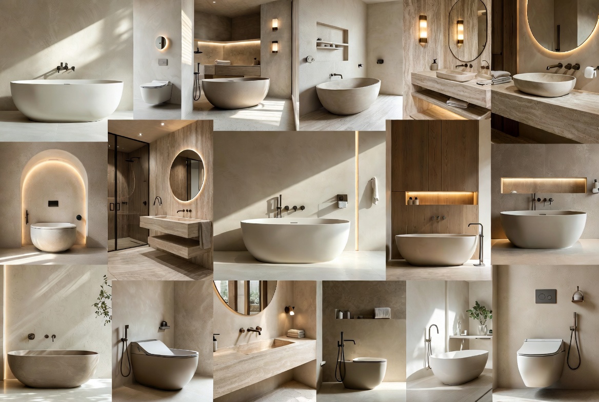 2026 Bathroom Trend Moodboard