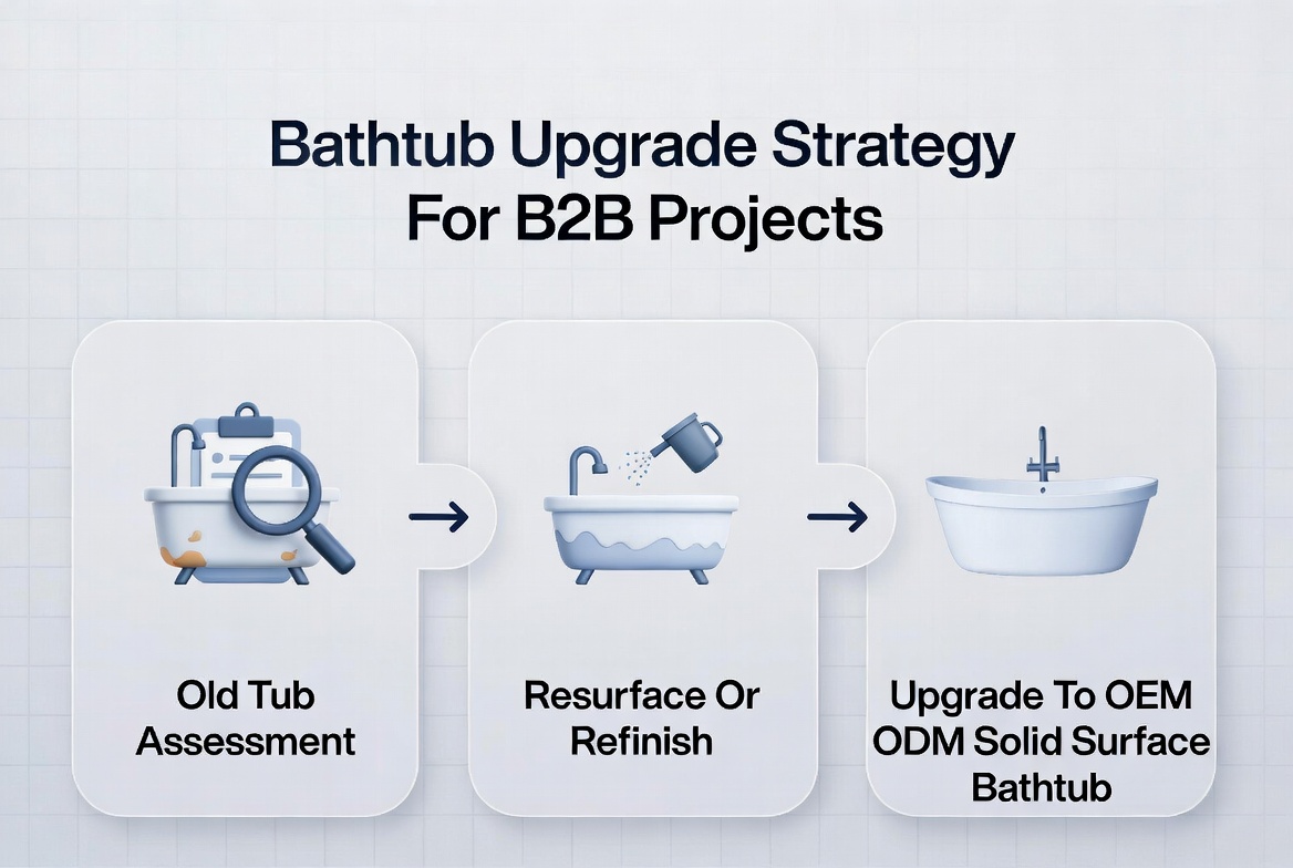 OEM ODM Bathtub Upgrade Roadmap OEM ODM Bathtub Upgrade Roadmap