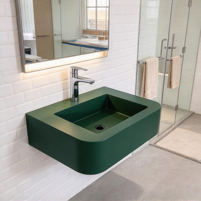 Solid Surface Wall Hung Sink