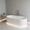Striped Solid Surface Freestanding Tub