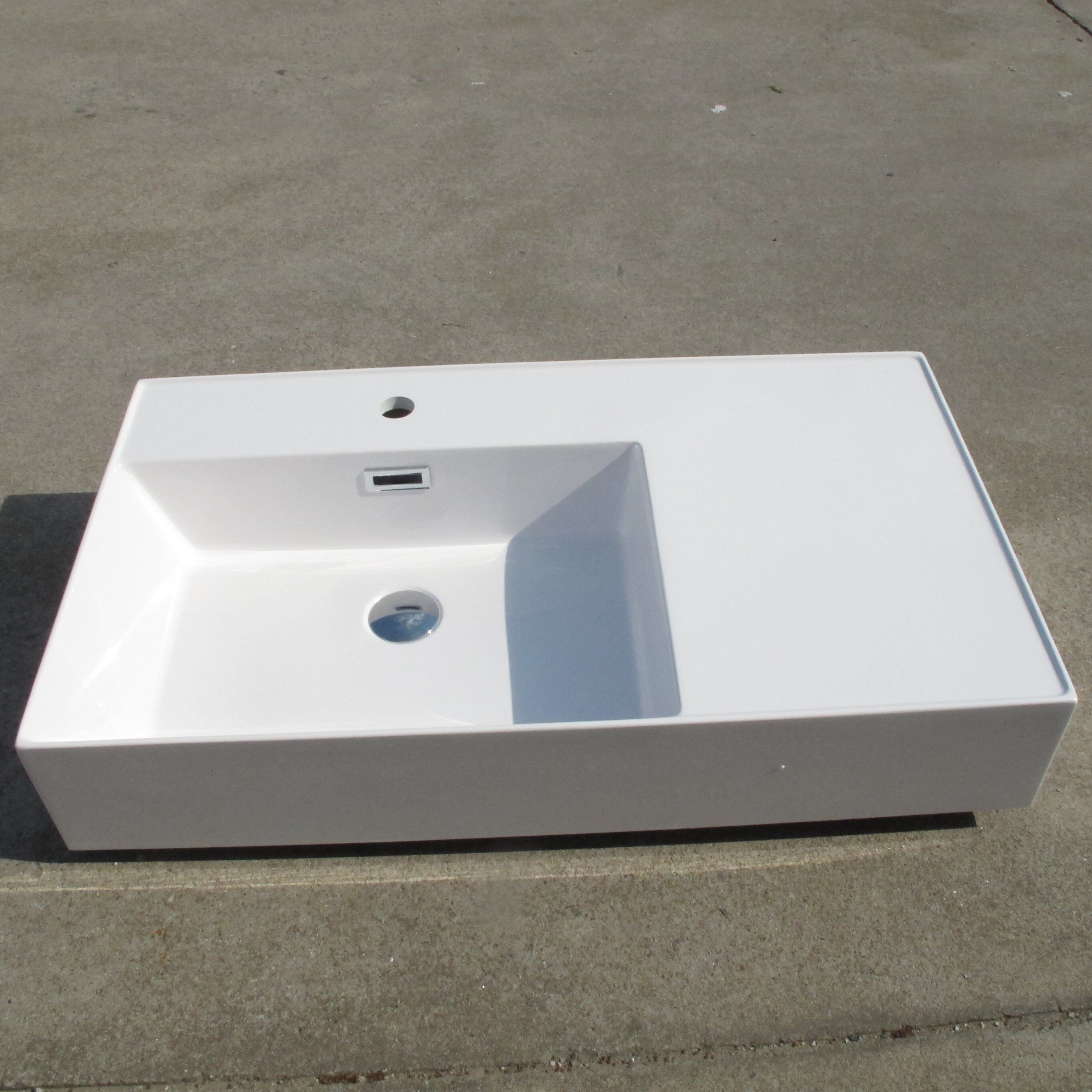 M417-800 One Piece Wash Basin2